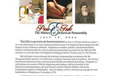 Join the Historical Commission for the 250th Anniversary Celebration - Octagonal School Open House on 7/19!
