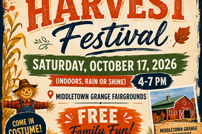 Save the Date- Harvest Festival on 10/17!